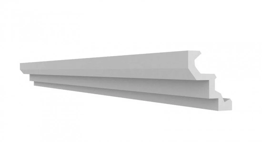Cornișă CCL1 H:12xL:12 cm - immagine 3